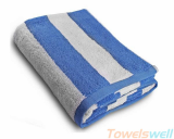 Cotton Striped Bath Towels